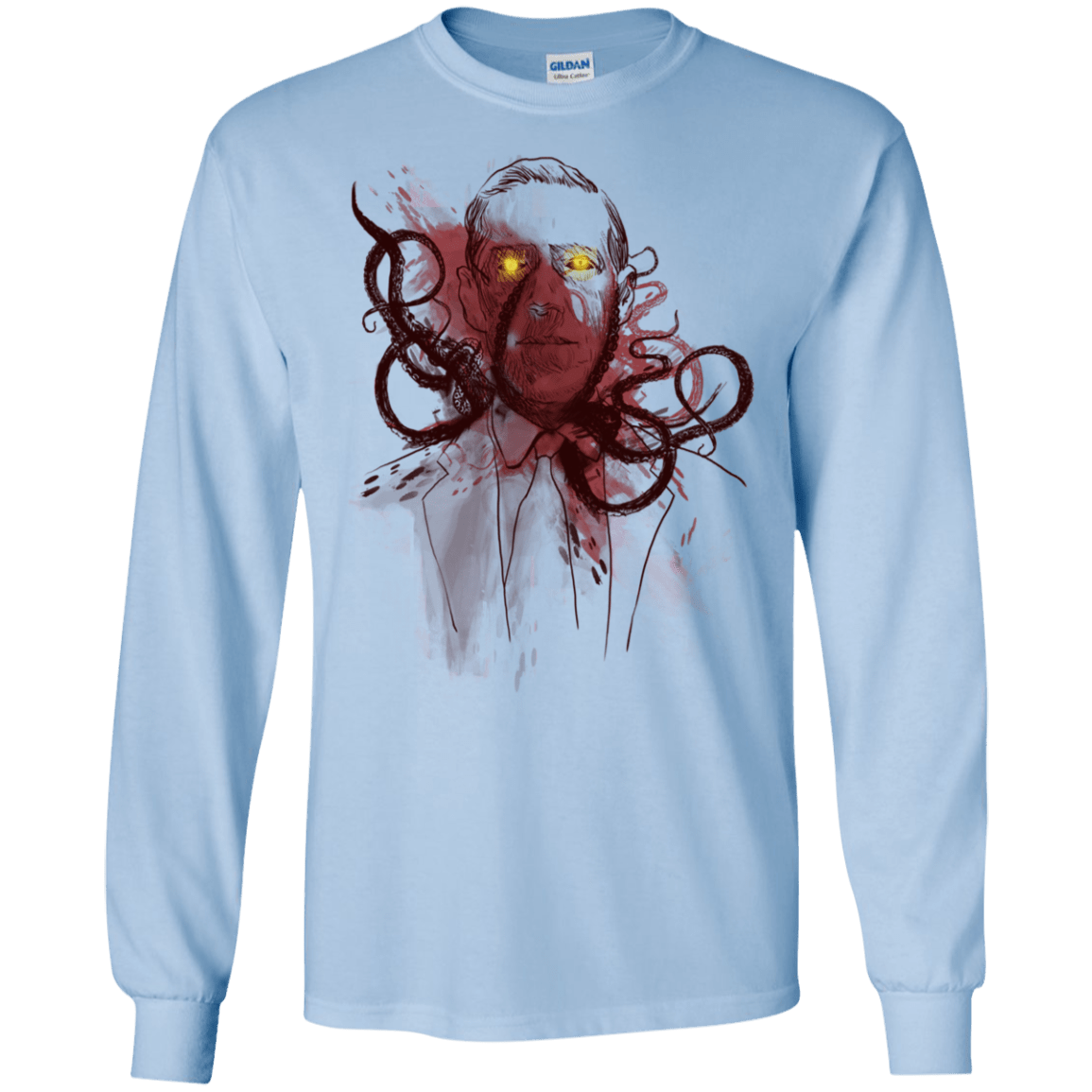 T-Shirts Light Blue / S Miskatoninked Men's Long Sleeve T-Shirt