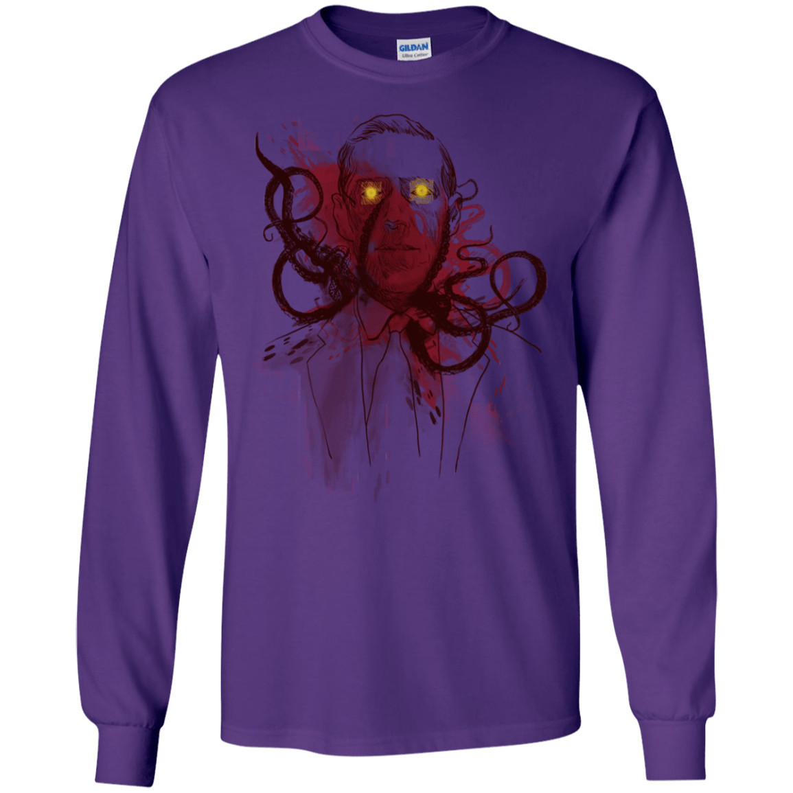 T-Shirts Purple / S Miskatoninked Men's Long Sleeve T-Shirt