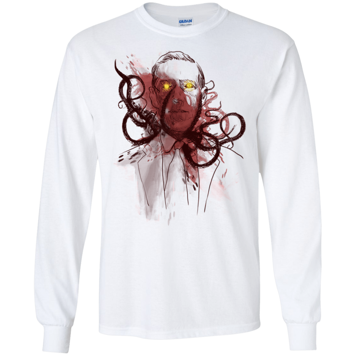 T-Shirts White / S Miskatoninked Men's Long Sleeve T-Shirt