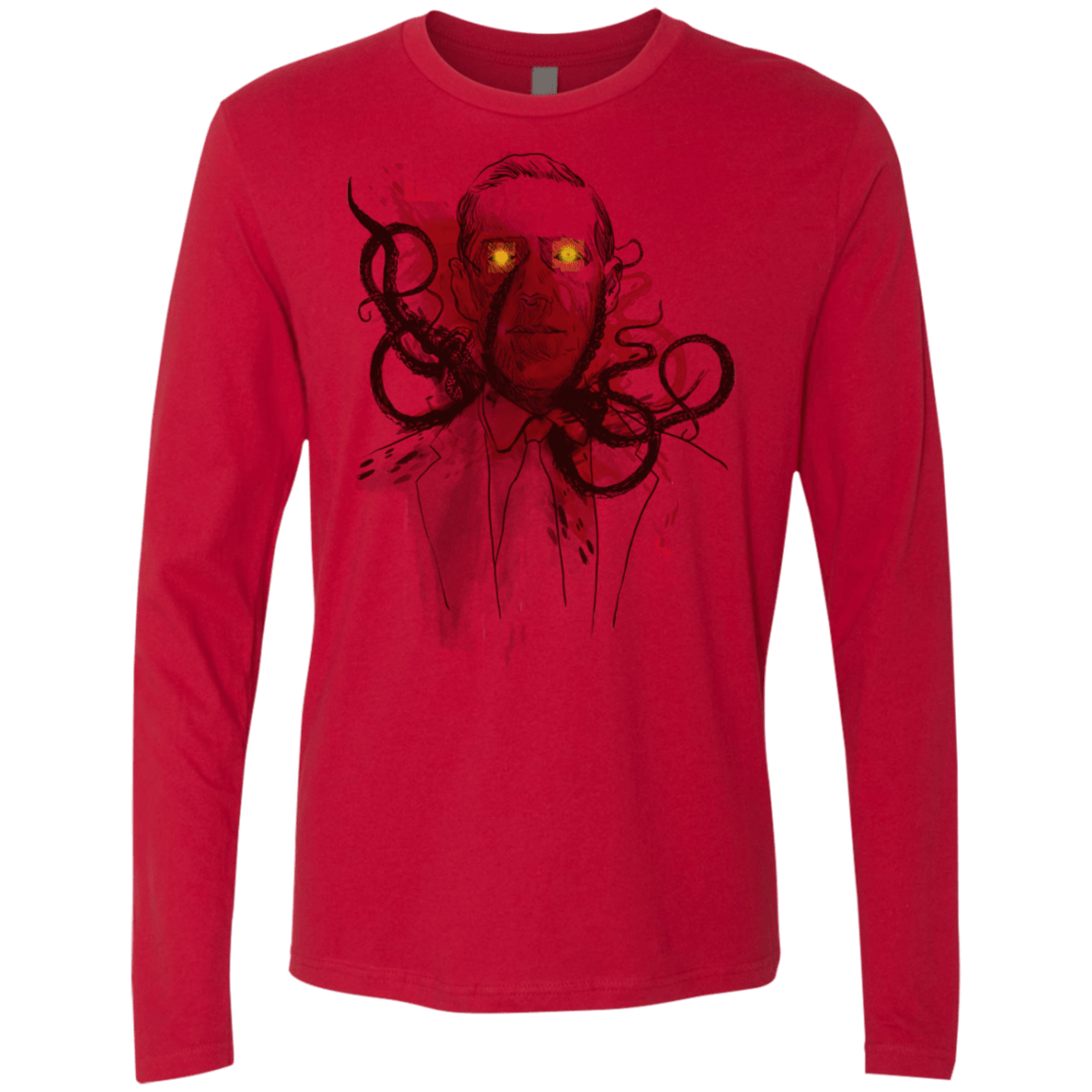 T-Shirts Red / S Miskatoninked Men's Premium Long Sleeve
