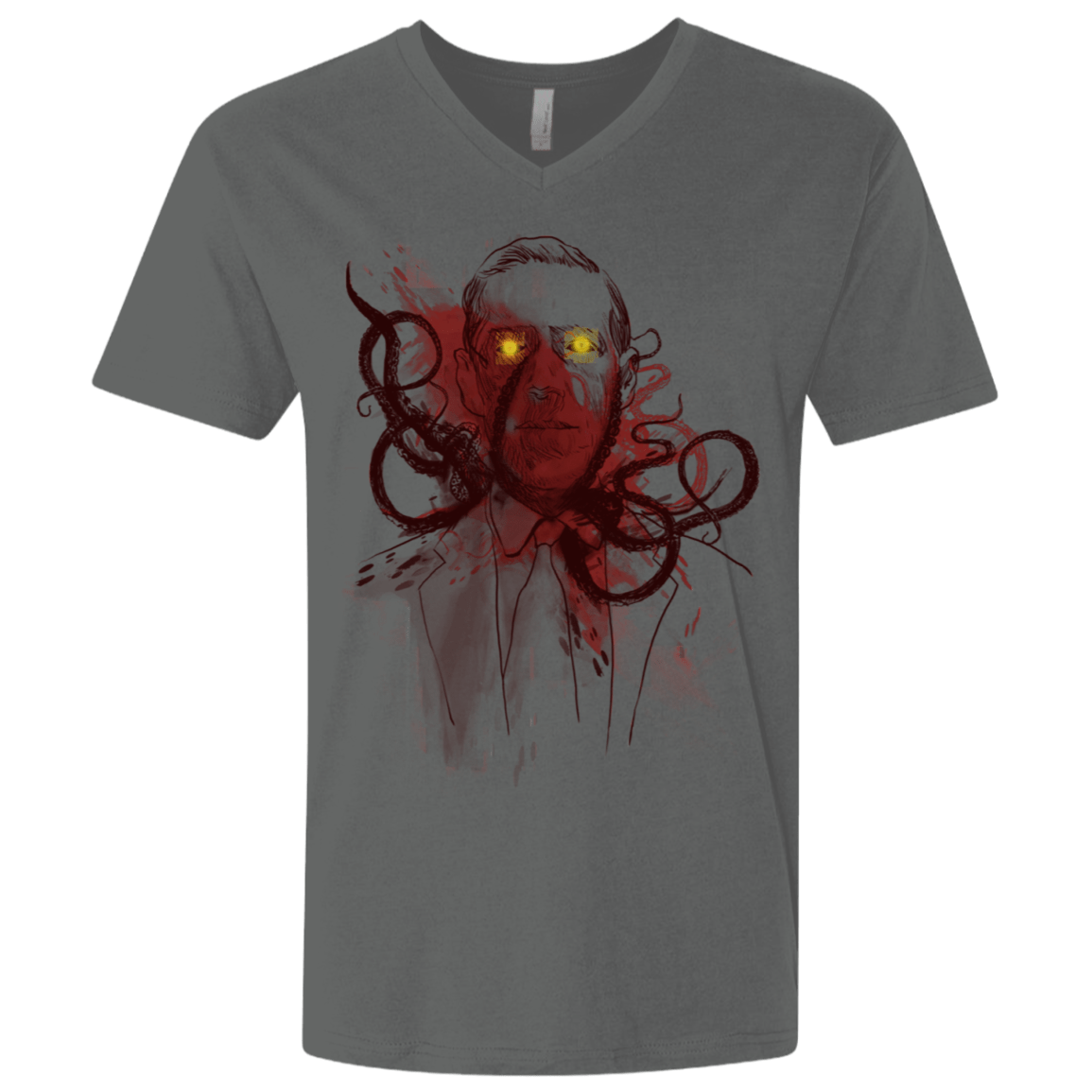 T-Shirts Heavy Metal / X-Small Miskatoninked Men's Premium V-Neck
