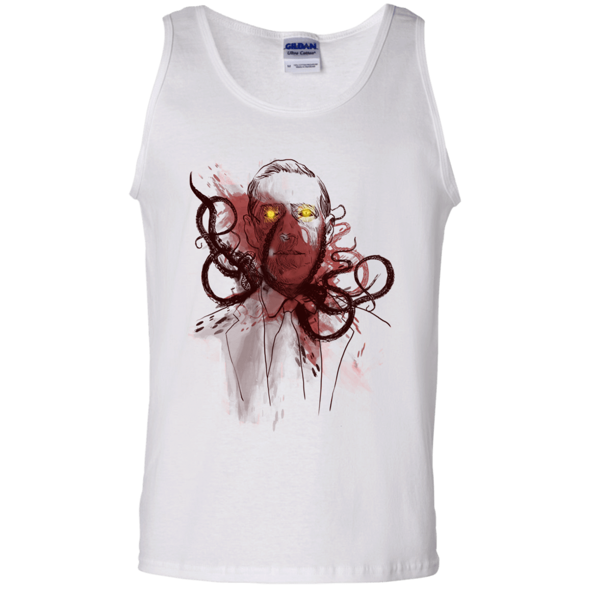 T-Shirts White / S Miskatoninked Men's Tank Top