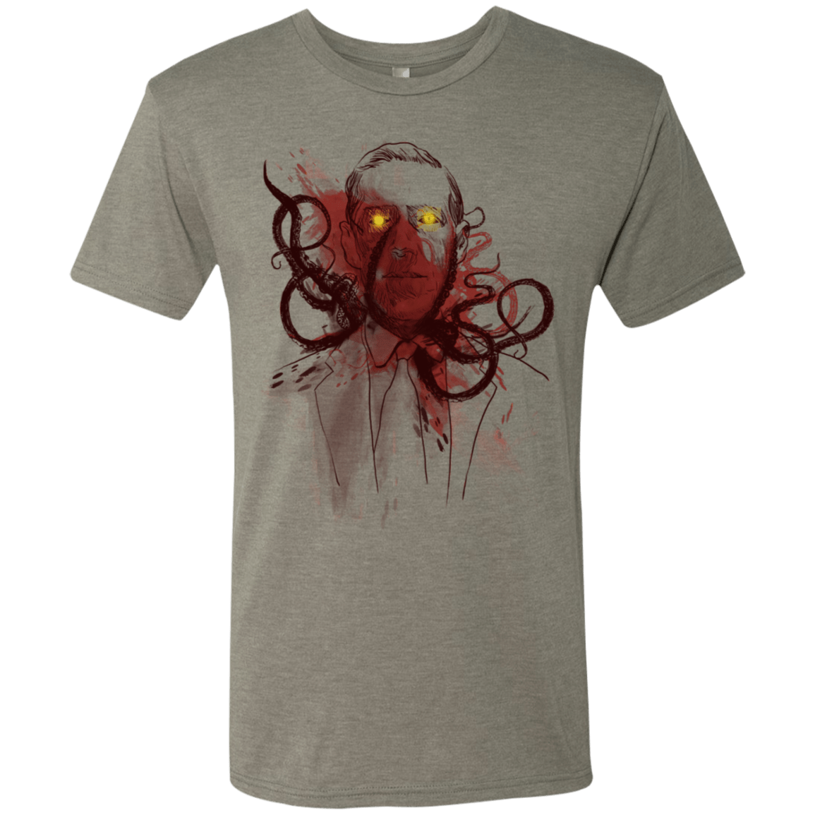 T-Shirts Venetian Grey / S Miskatoninked Men's Triblend T-Shirt