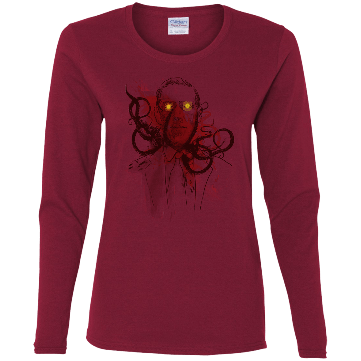 T-Shirts Cardinal / S Miskatoninked Women's Long Sleeve T-Shirt