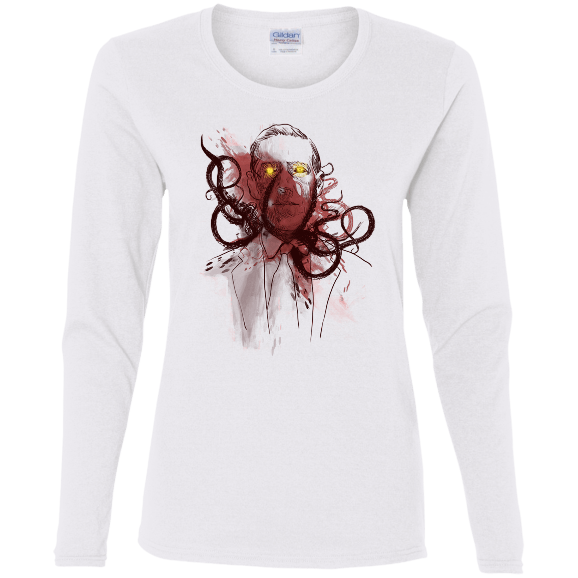 T-Shirts White / S Miskatoninked Women's Long Sleeve T-Shirt