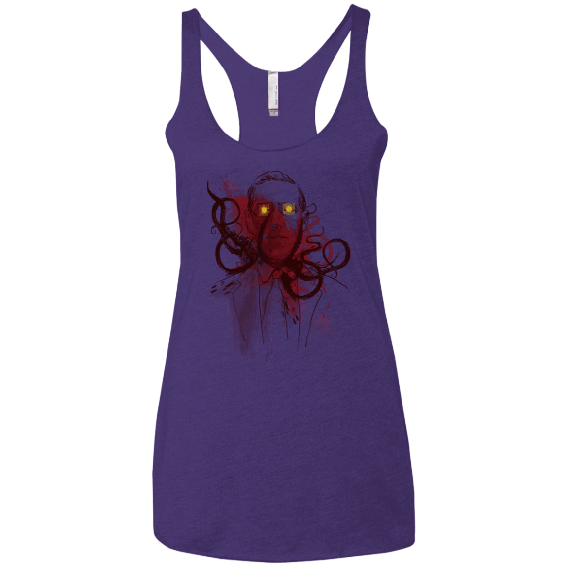 T-Shirts Purple Rush / X-Small Miskatoninked Women's Triblend Racerback Tank