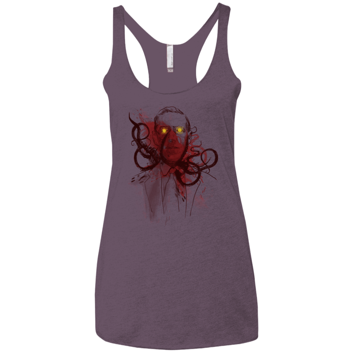 T-Shirts Vintage Purple / X-Small Miskatoninked Women's Triblend Racerback Tank