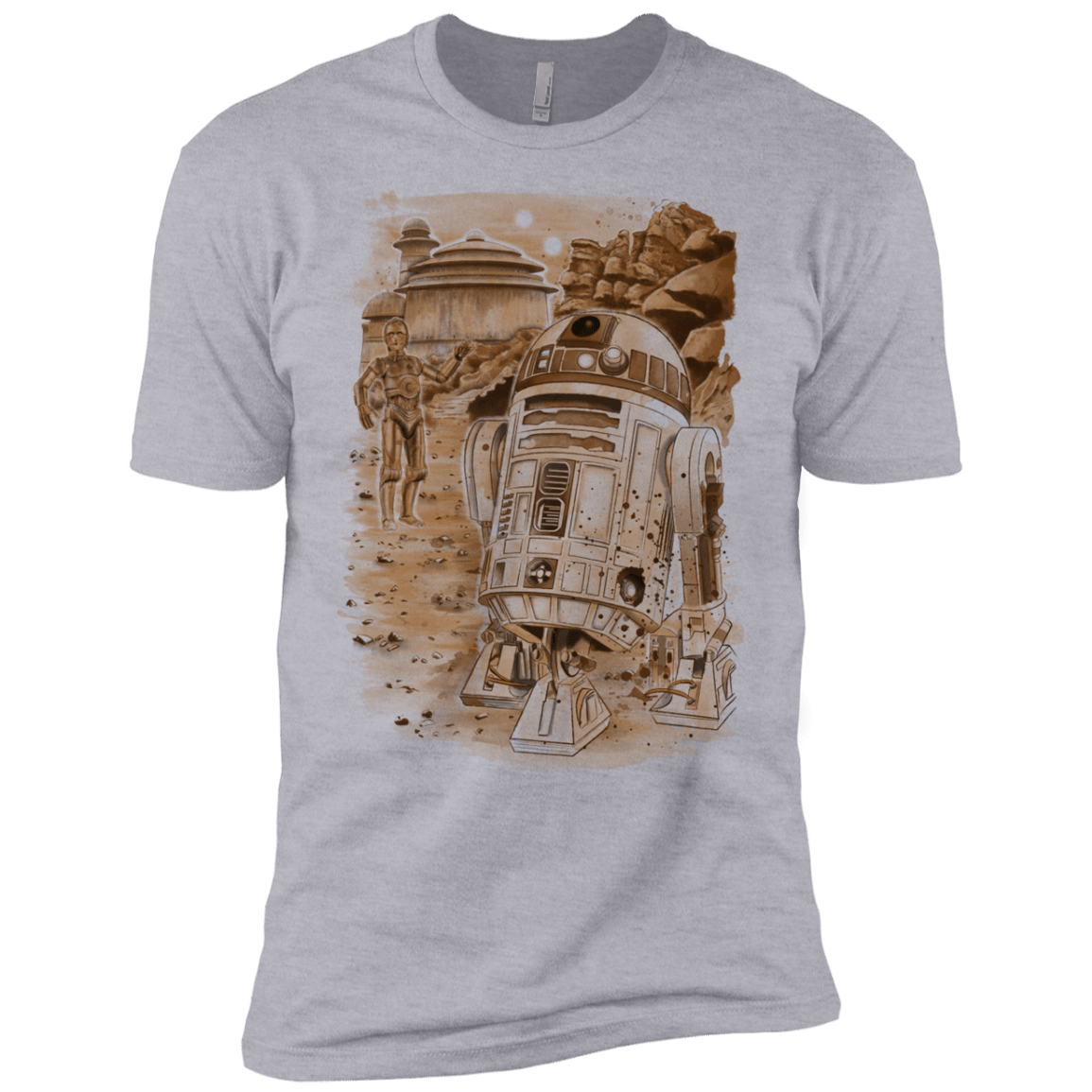 T-Shirts Heather Grey / YXS Mission to jabba palace Boys Premium T-Shirt