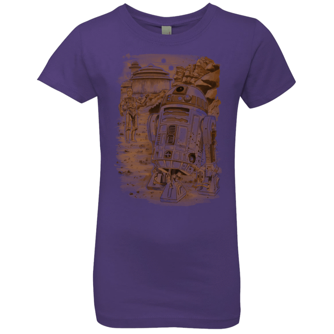 T-Shirts Purple Rush / YXS Mission to jabba palace Girls Premium T-Shirt