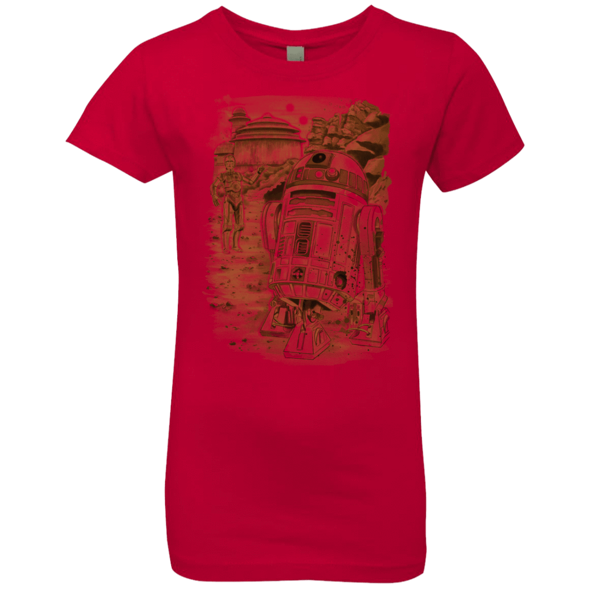 T-Shirts Red / YXS Mission to jabba palace Girls Premium T-Shirt