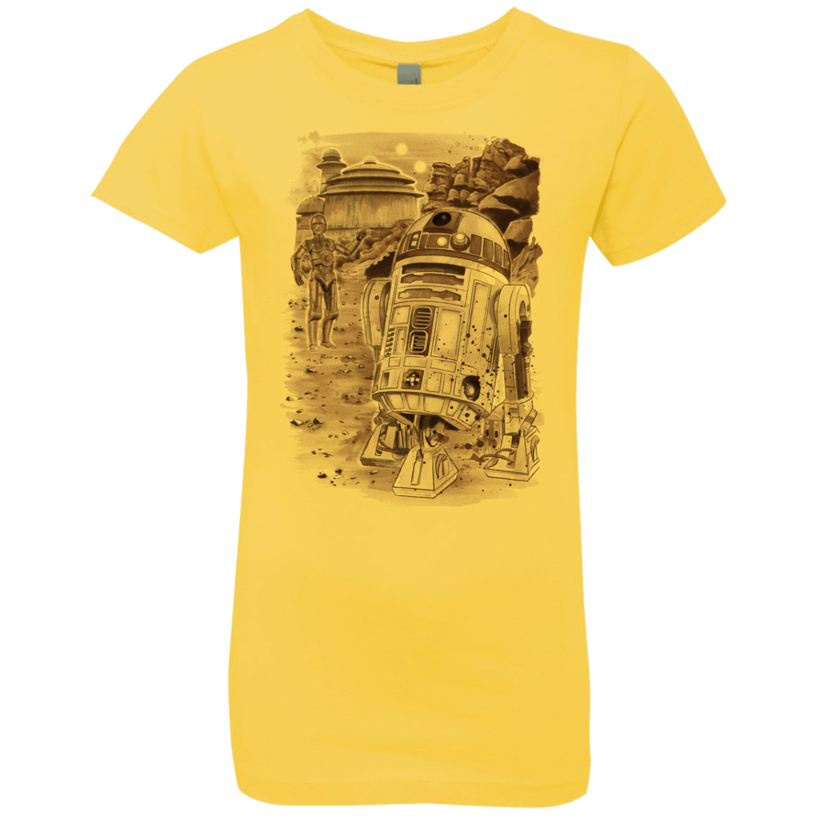 T-Shirts Vibrant Yellow / YXS Mission to jabba palace Girls Premium T-Shirt