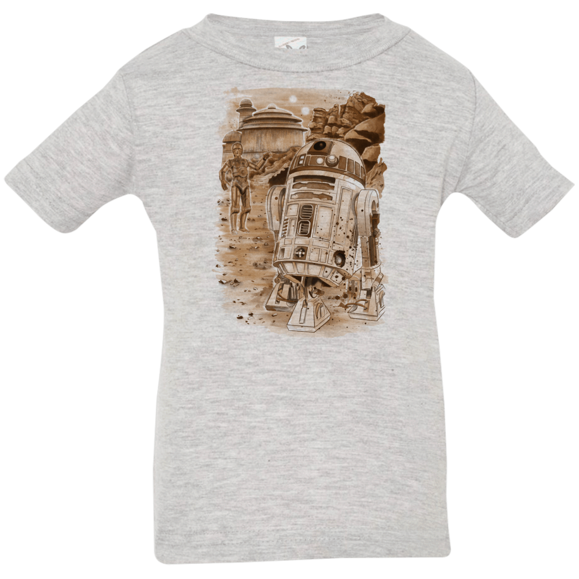 T-Shirts Heather Grey / 6 Months Mission to jabba palace Infant Premium T-Shirt