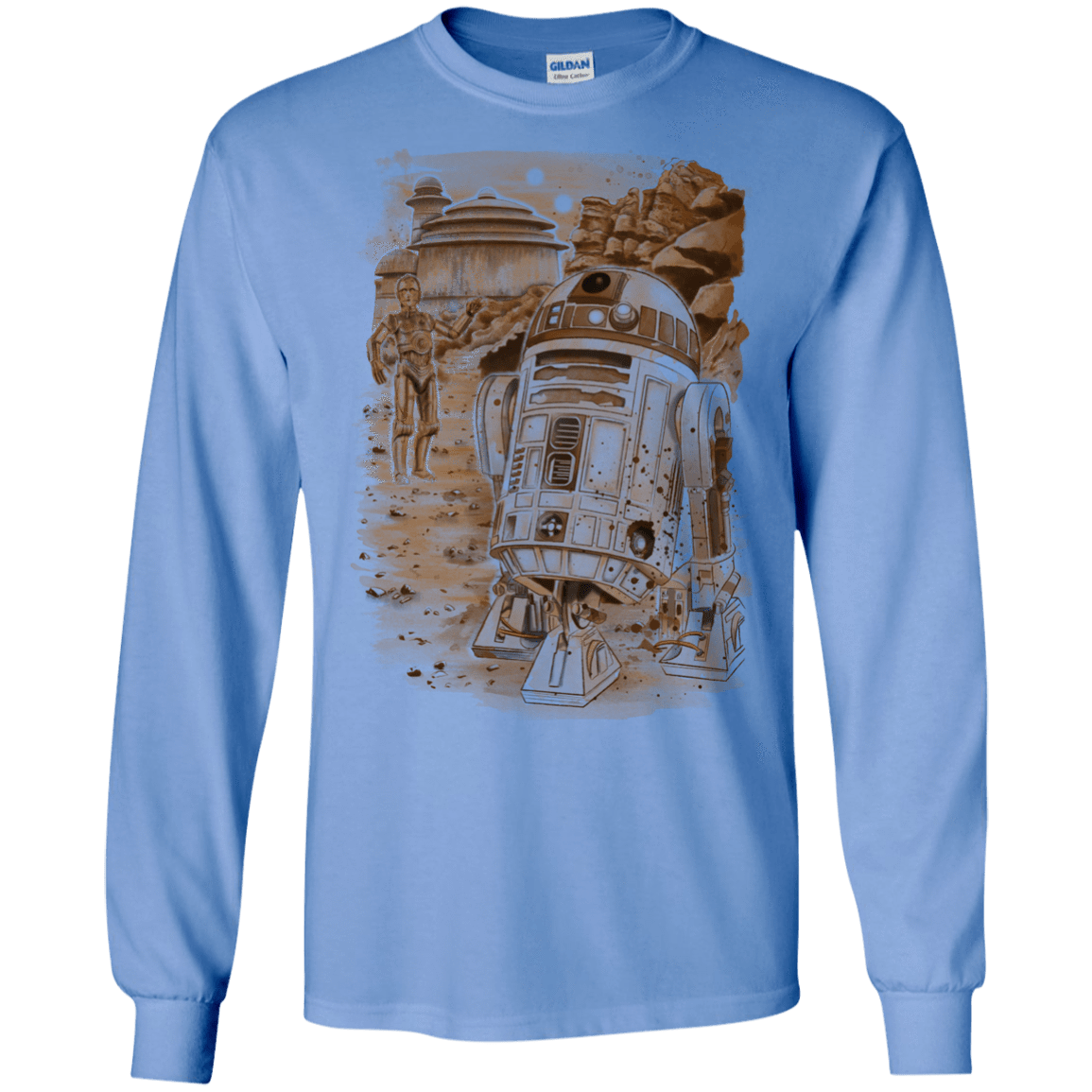 T-Shirts Carolina Blue / S Mission to jabba palace Men's Long Sleeve T-Shirt