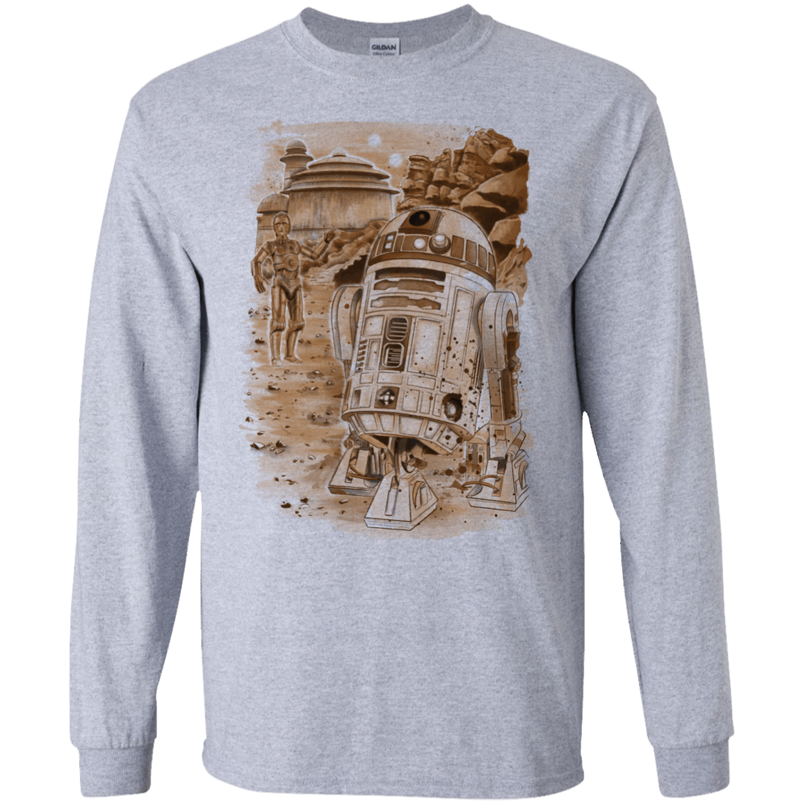 T-Shirts Sport Grey / S Mission to jabba palace Men's Long Sleeve T-Shirt