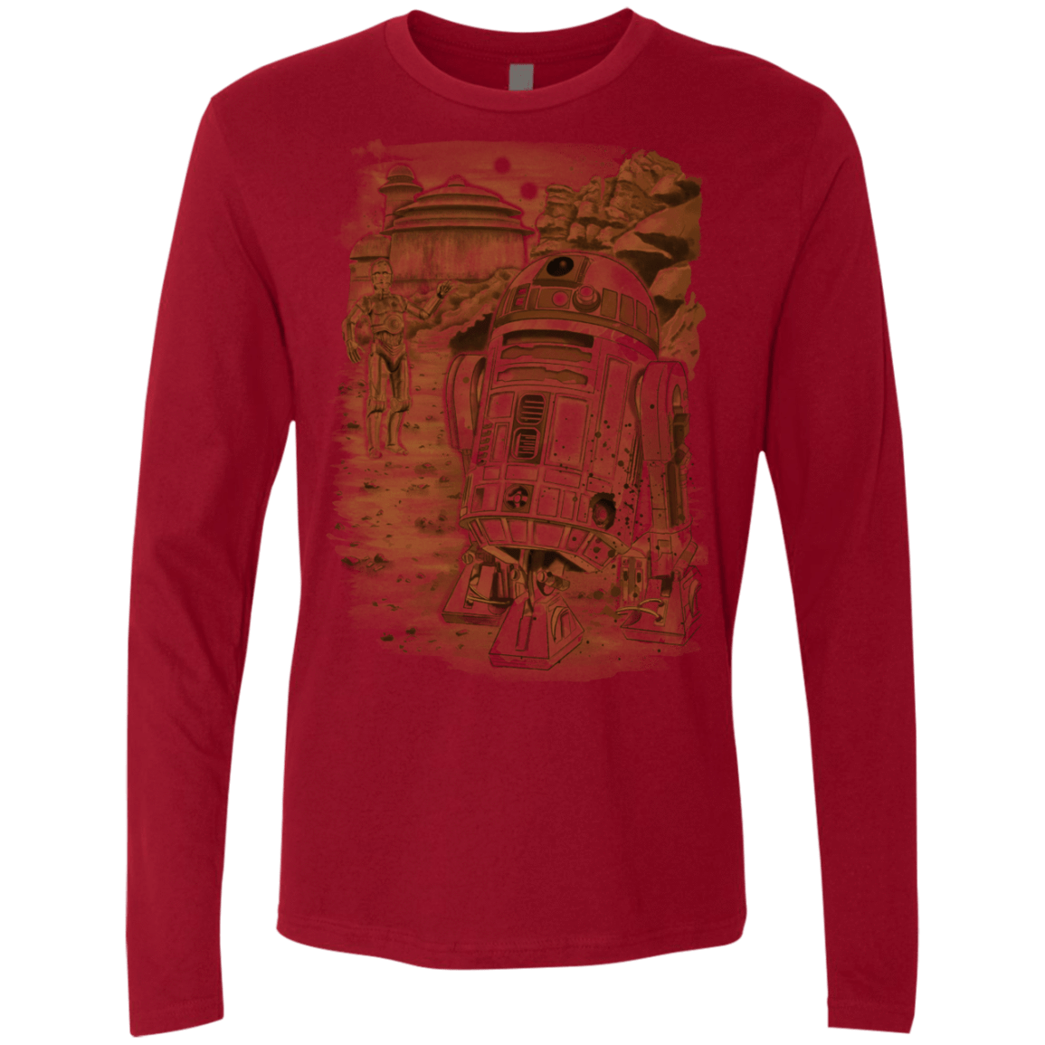 T-Shirts Cardinal / S Mission to jabba palace Men's Premium Long Sleeve