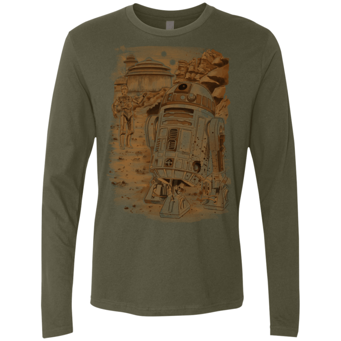 Mission to jabba palace Men's Premium Long Sleeve
