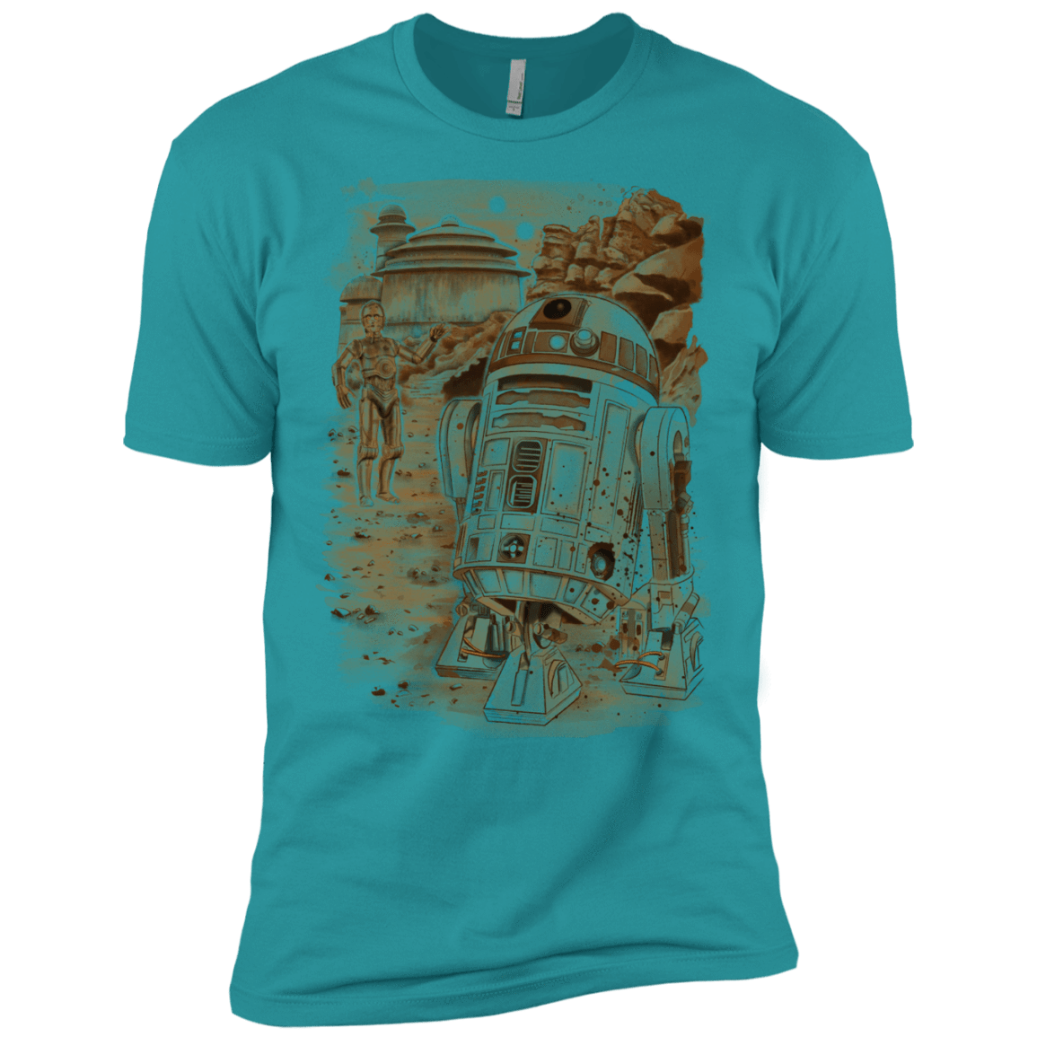 T-Shirts Tahiti Blue / X-Small Mission to jabba palace Men's Premium T-Shirt