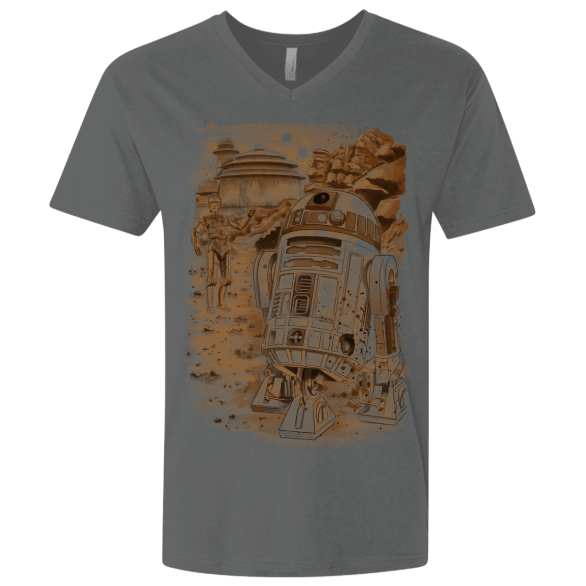 Mission to jabba palace Men's Premium V-Neck