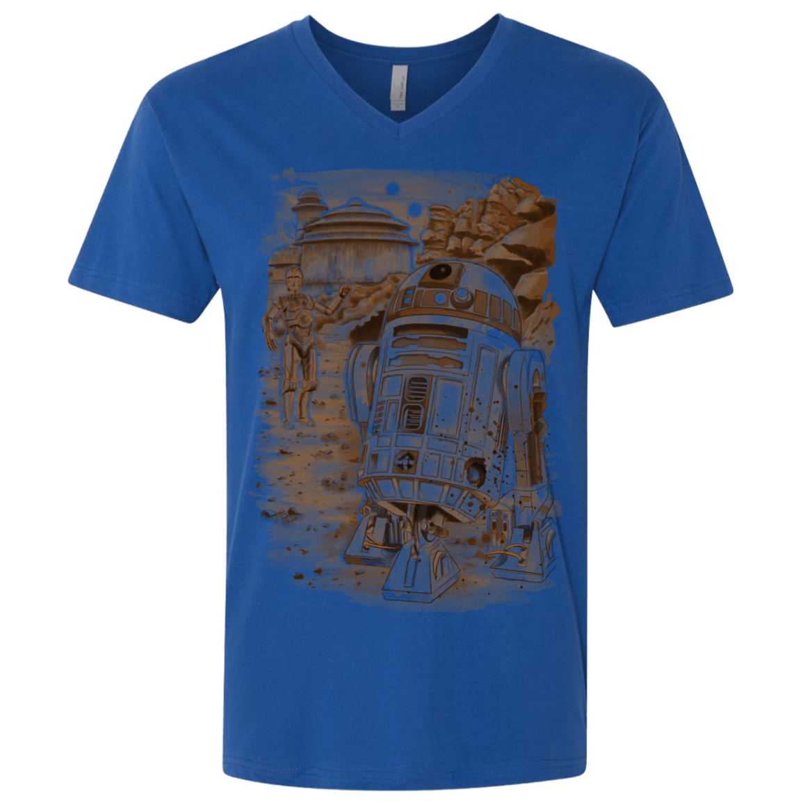T-Shirts Royal / X-Small Mission to jabba palace Men's Premium V-Neck