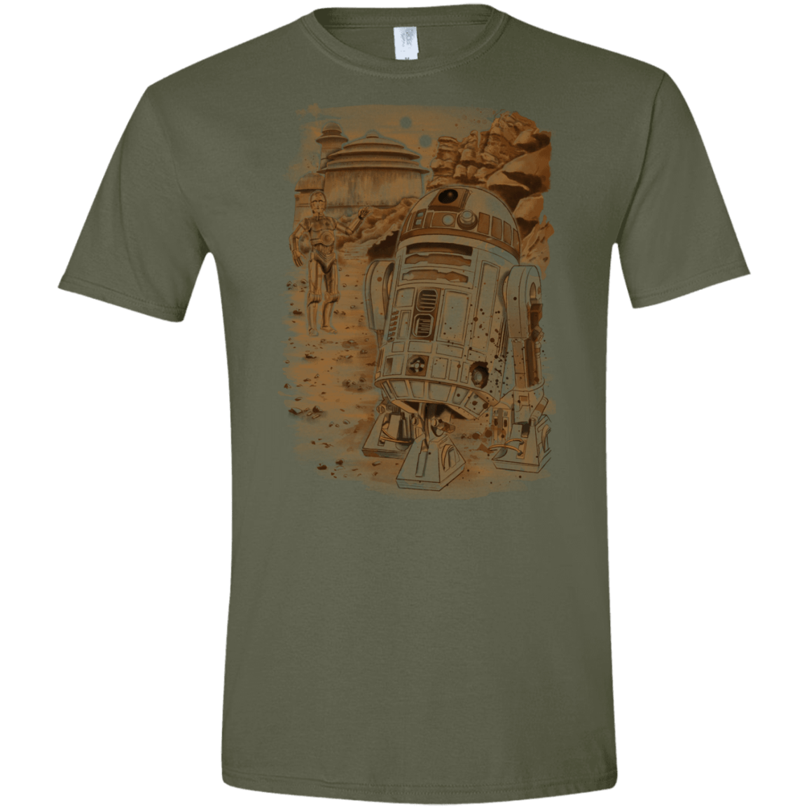 Mission to jabba palace Men's Semi-Fitted Softstyle