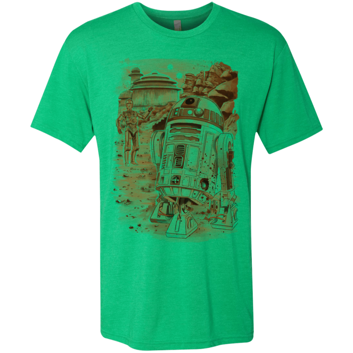 T-Shirts Envy / S Mission to jabba palace Men's Triblend T-Shirt