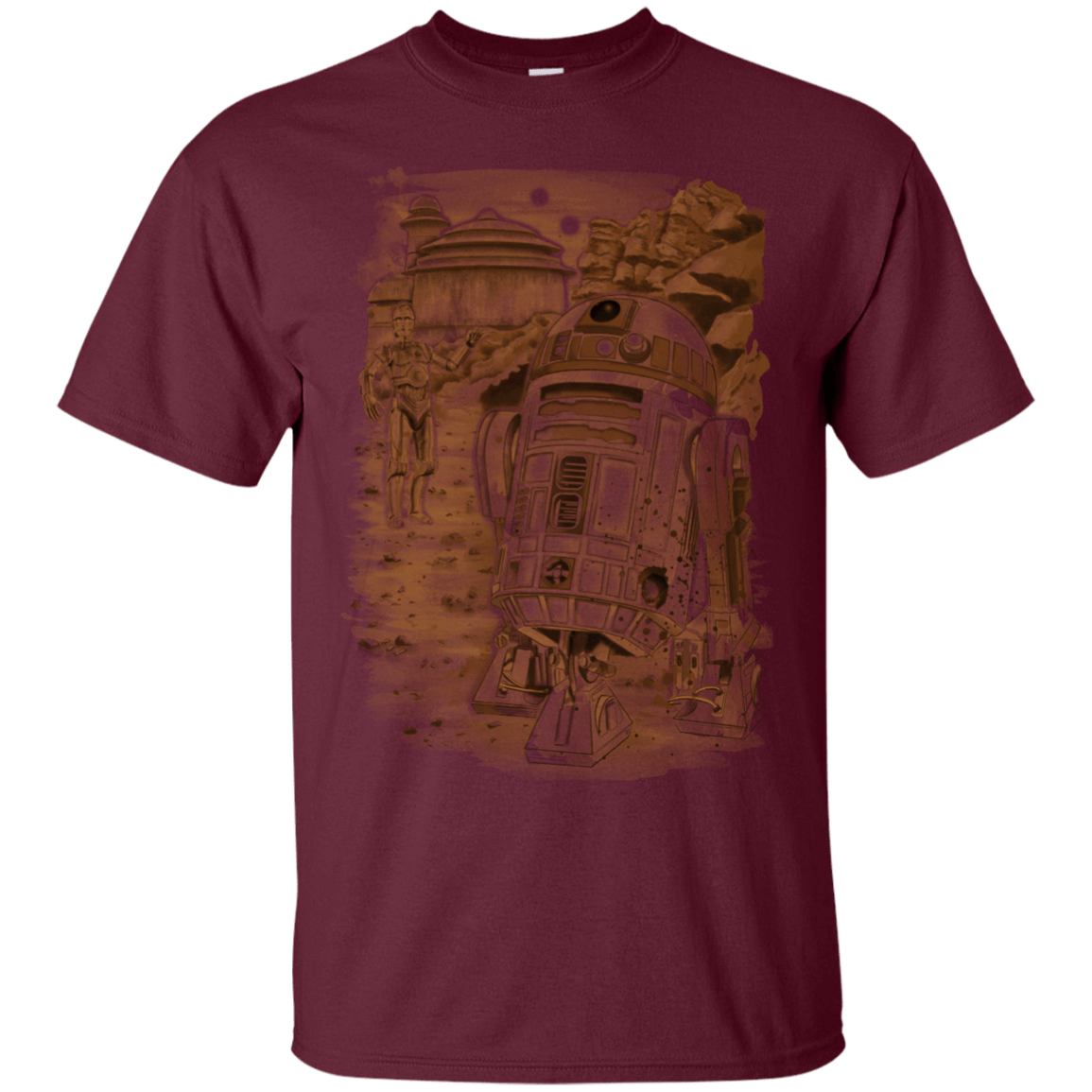 T-Shirts Maroon / S Mission to jabba palace T-Shirt