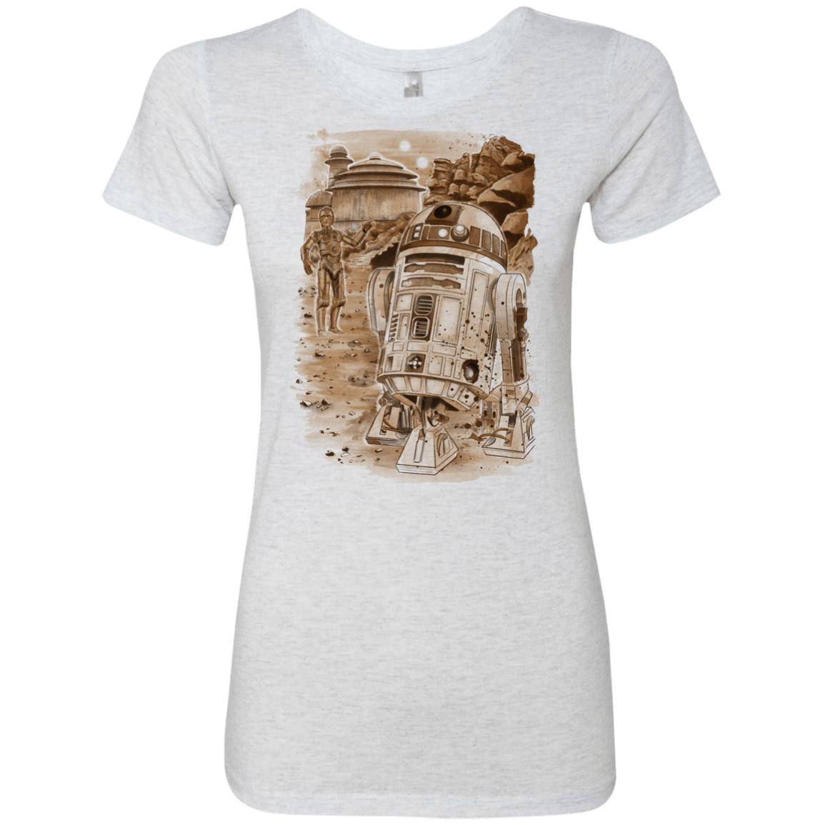 T-Shirts Heather White / S Mission to jabba palace Women's Triblend T-Shirt