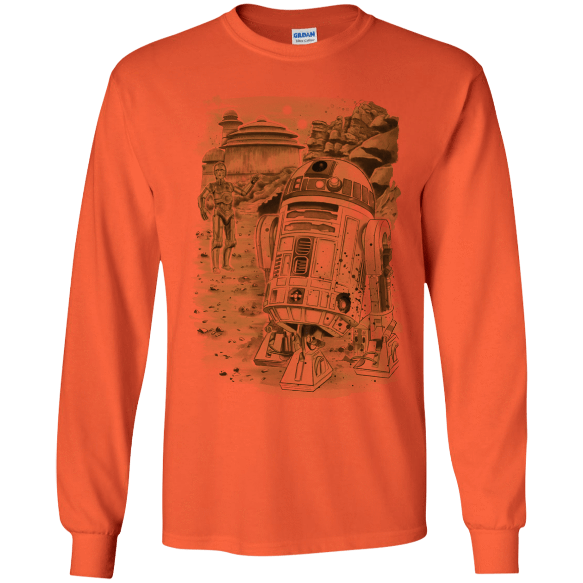 T-Shirts Orange / YS Mission to jabba palace Youth Long Sleeve T-Shirt