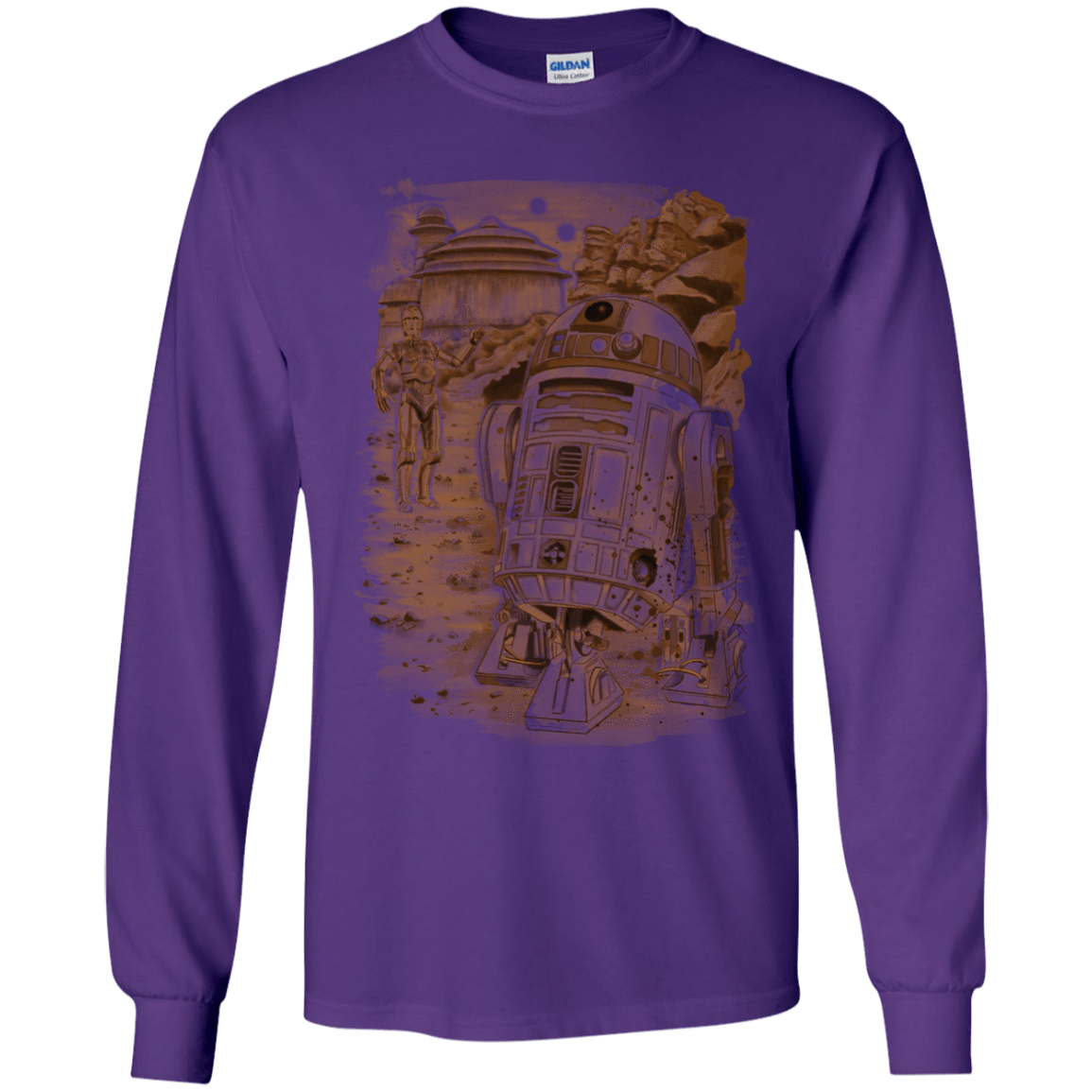 T-Shirts Purple / YS Mission to jabba palace Youth Long Sleeve T-Shirt