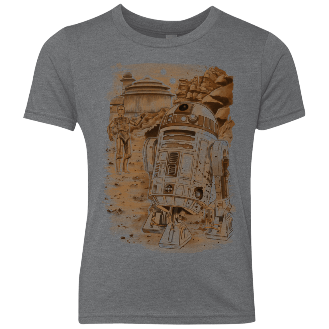 T-Shirts Premium Heather / YXS Mission to jabba palace Youth Triblend T-Shirt