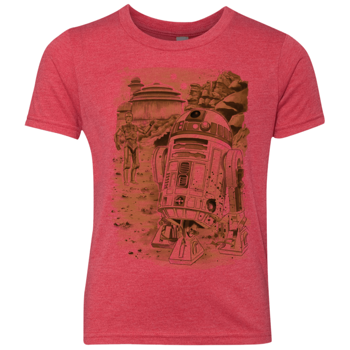 T-Shirts Vintage Red / YXS Mission to jabba palace Youth Triblend T-Shirt