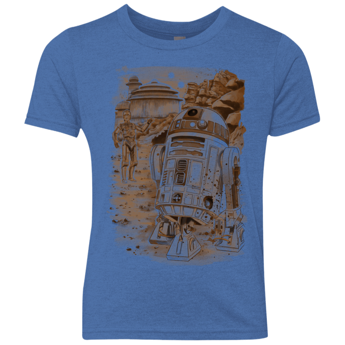 T-Shirts Vintage Royal / YXS Mission to jabba palace Youth Triblend T-Shirt