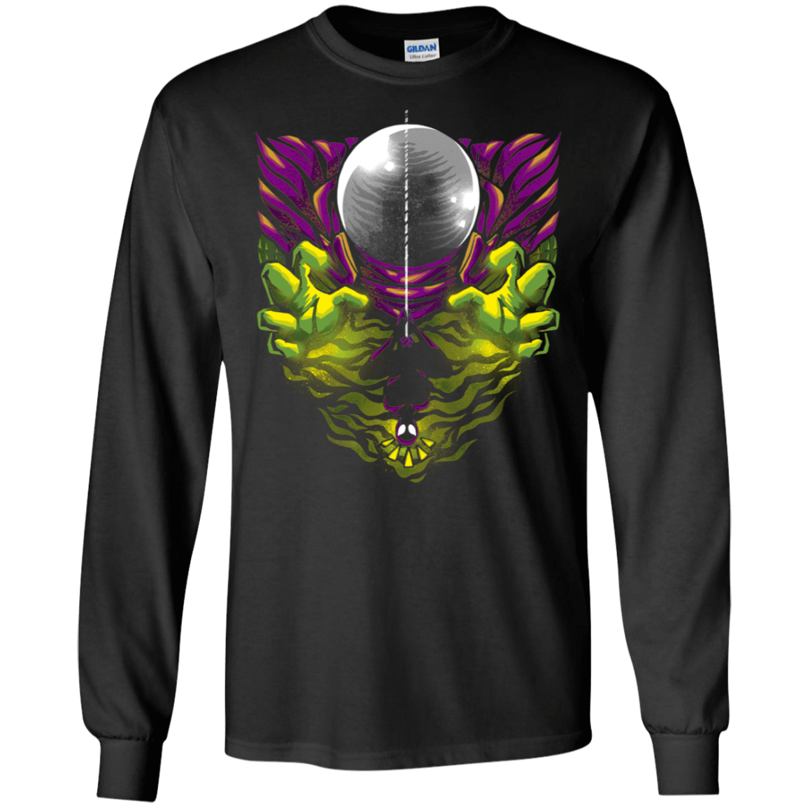 T-Shirts Black / S Misty Attack Men's Long Sleeve T-Shirt