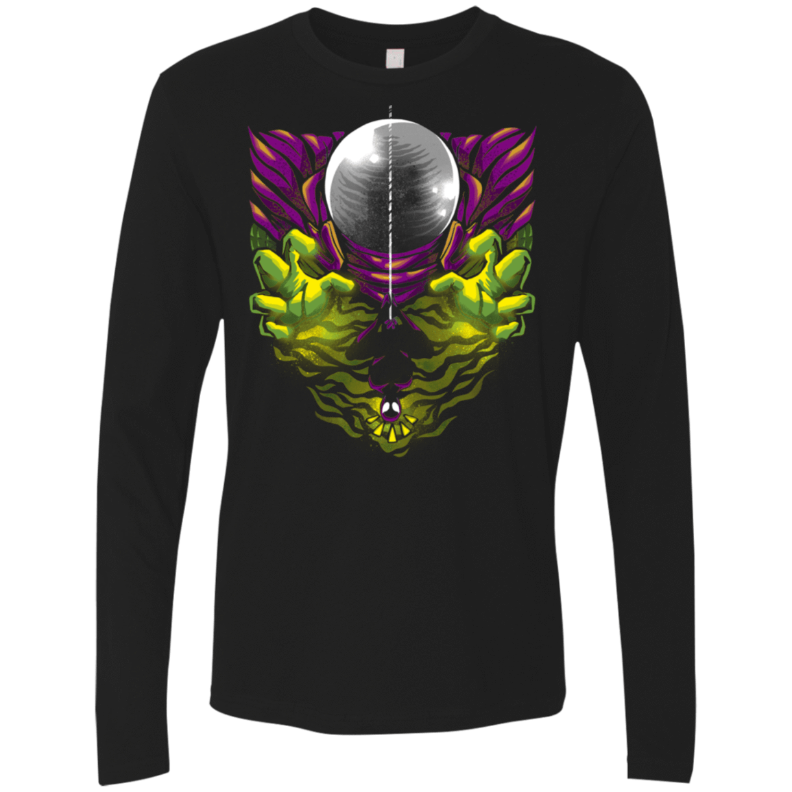 T-Shirts Black / S Misty Attack Men's Premium Long Sleeve