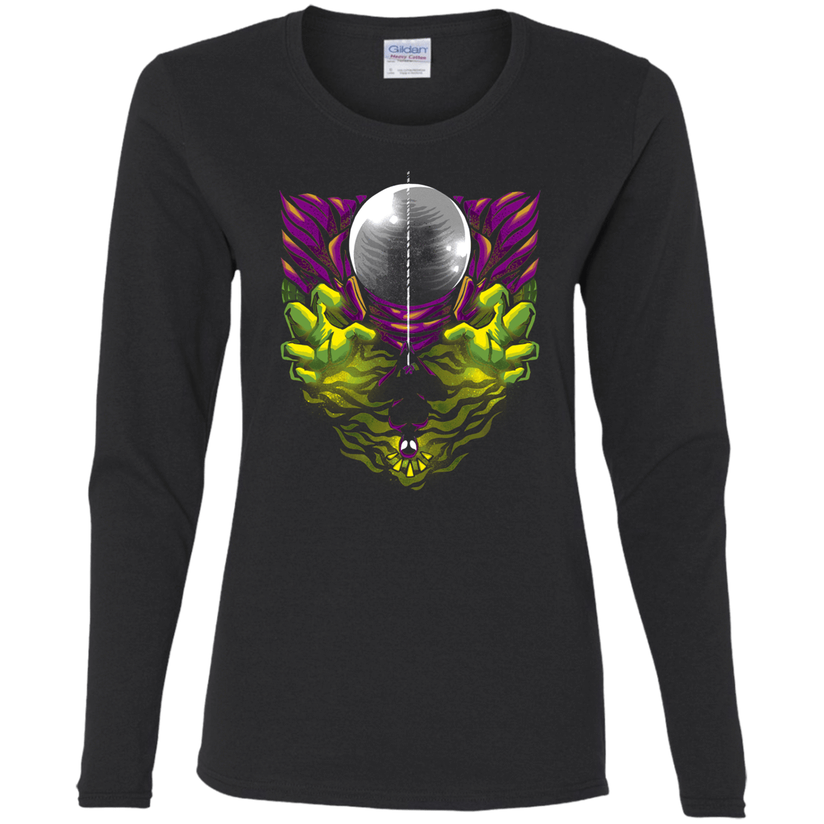 T-Shirts Black / S Misty Attack Women's Long Sleeve T-Shirt
