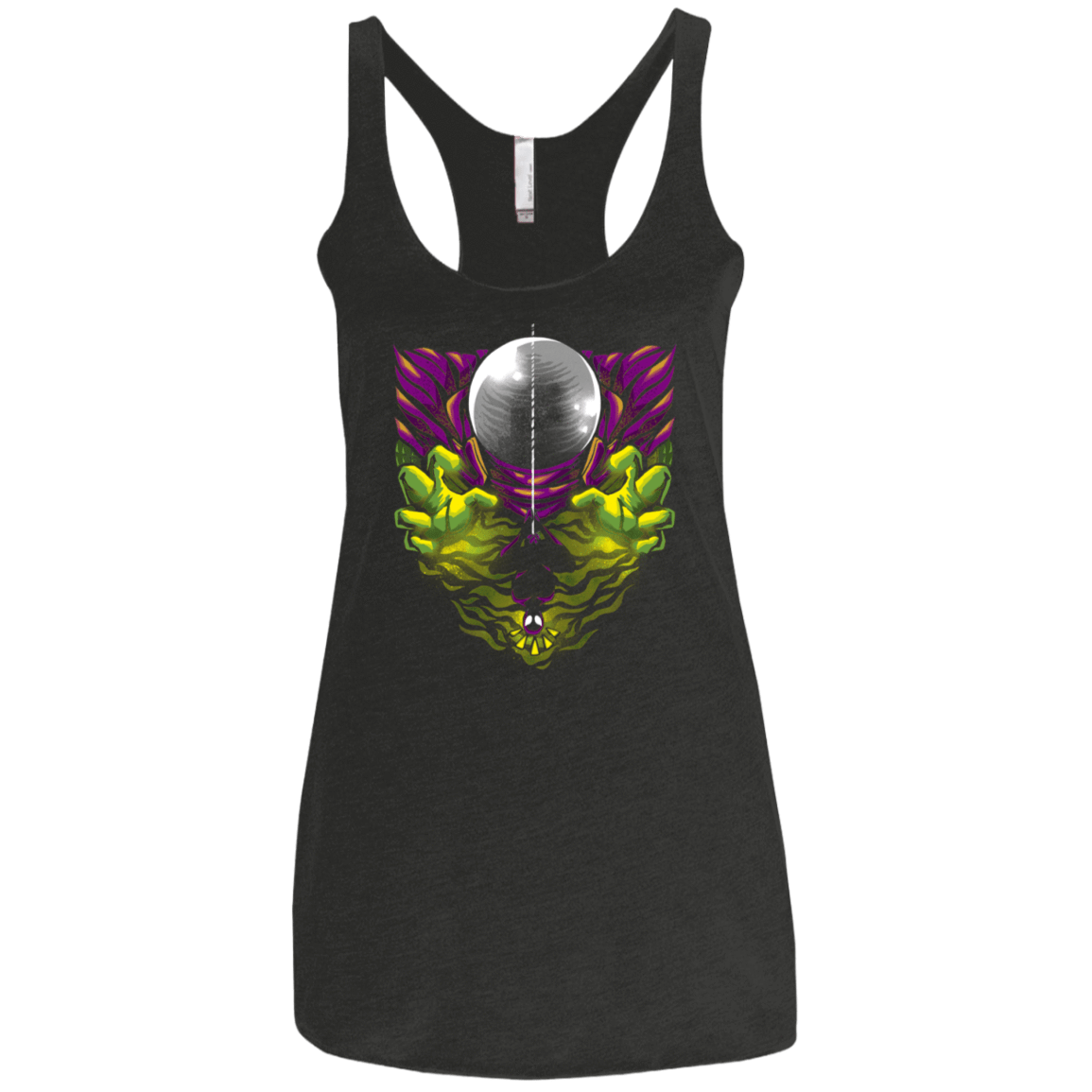 T-Shirts Vintage Black / X-Small Misty Attack Women's Triblend Racerback Tank