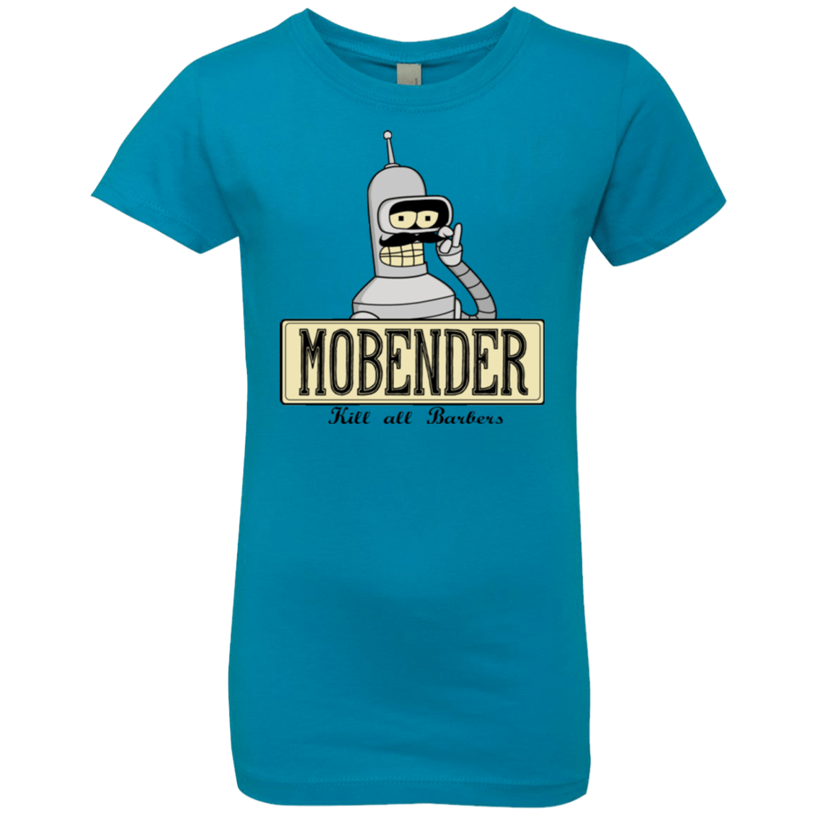 T-Shirts Turquoise / YXS Mobender Girls Premium T-Shirt