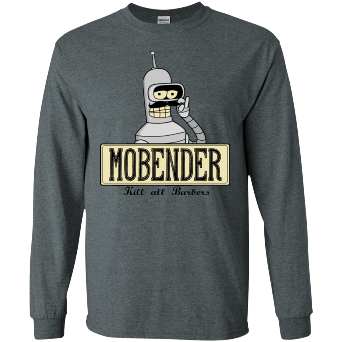 T-Shirts Dark Heather / S Mobender Men's Long Sleeve T-Shirt