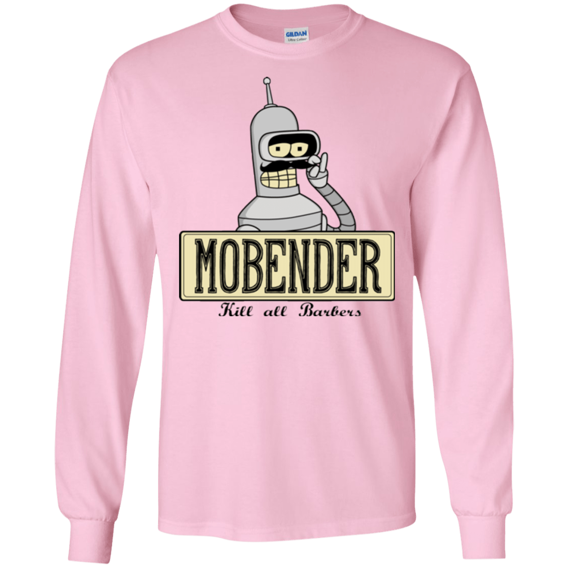 T-Shirts Light Pink / S Mobender Men's Long Sleeve T-Shirt