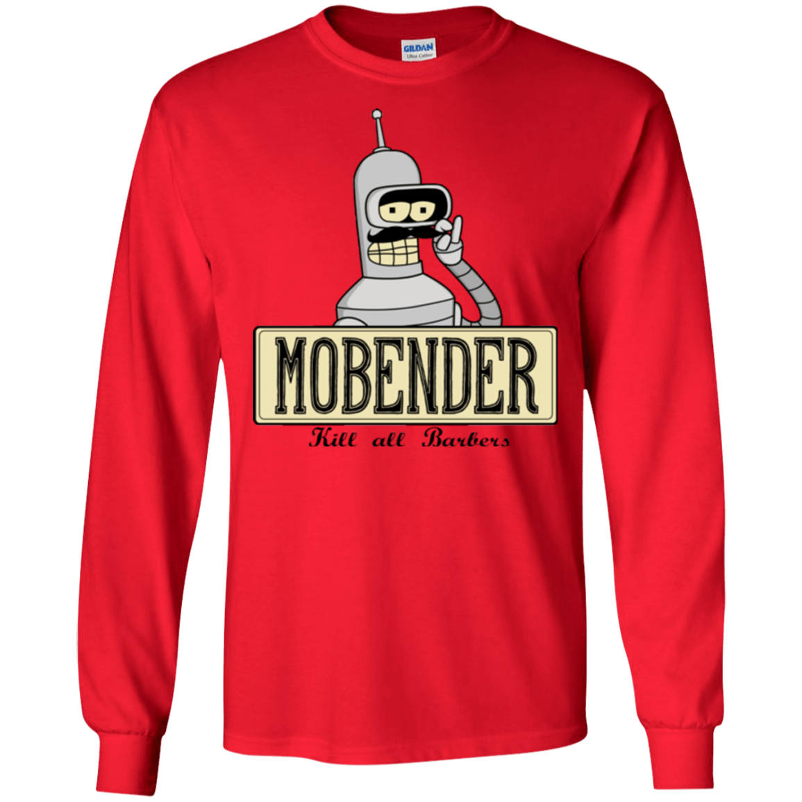 T-Shirts Red / S Mobender Men's Long Sleeve T-Shirt