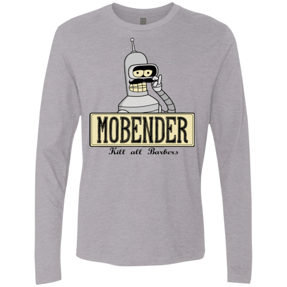 T-Shirts Heather Grey / S Mobender Men's Premium Long Sleeve