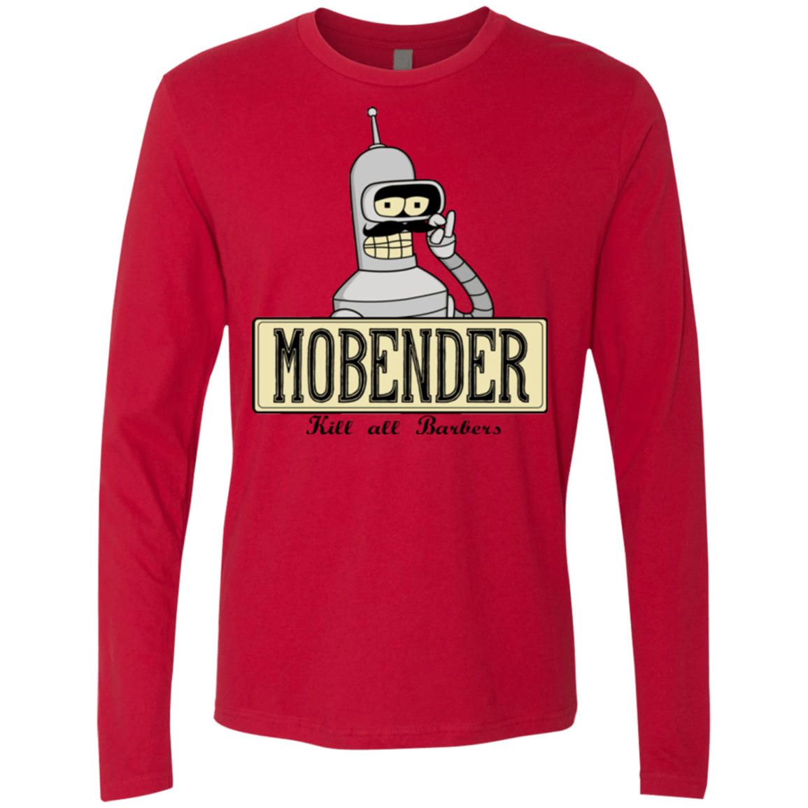 T-Shirts Red / S Mobender Men's Premium Long Sleeve