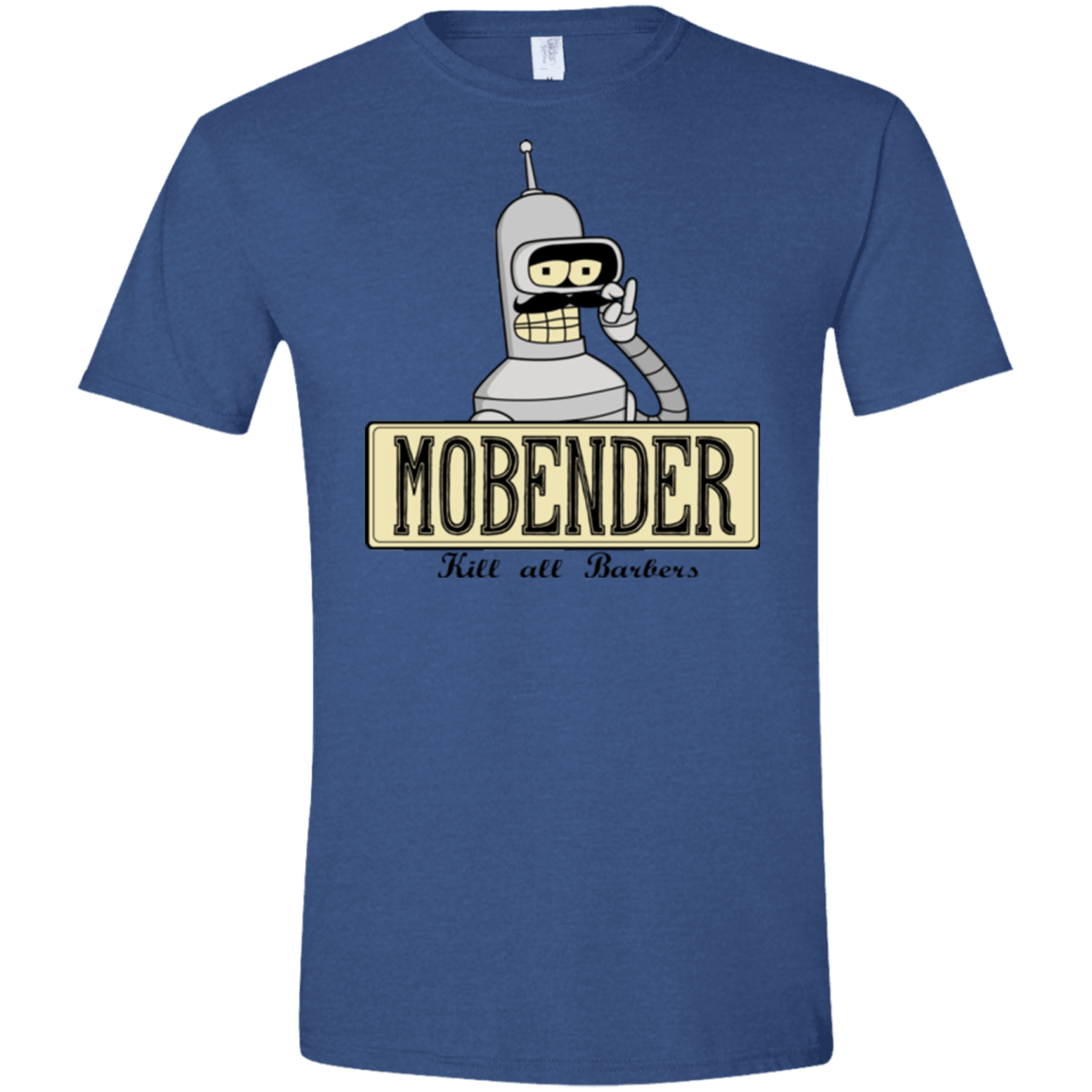 T-Shirts Heather Royal / X-Small Mobender Men's Semi-Fitted Softstyle