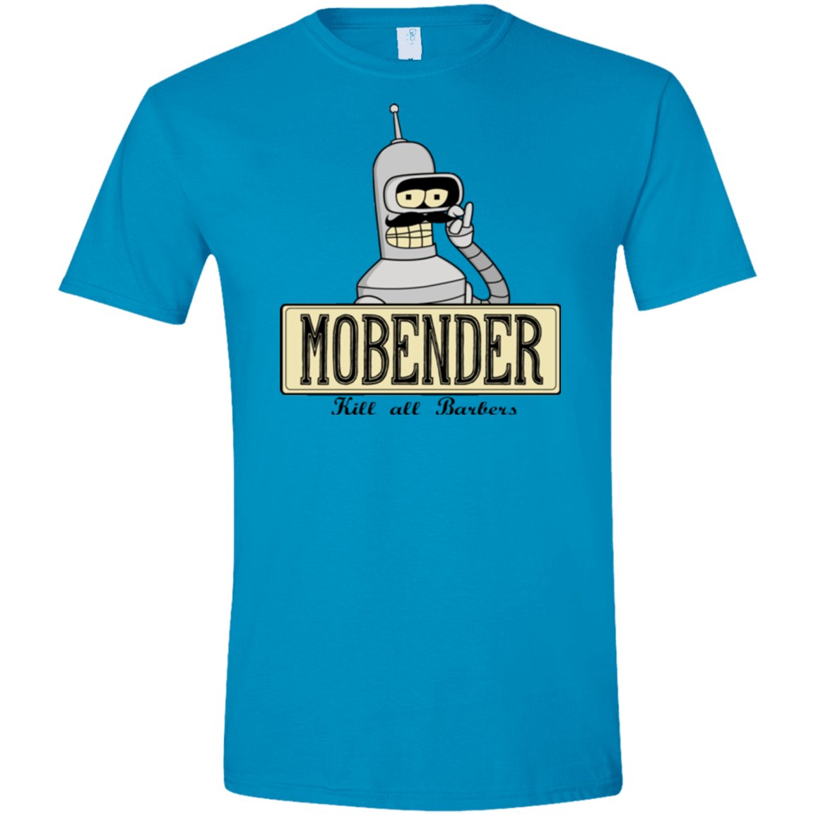 T-Shirts Sapphire / S Mobender Men's Semi-Fitted Softstyle