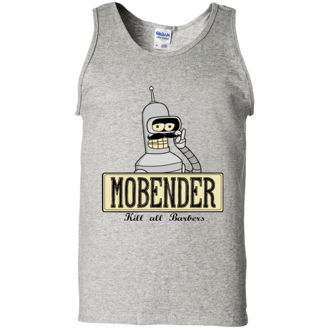 T-Shirts Ash / S Mobender Men's Tank Top
