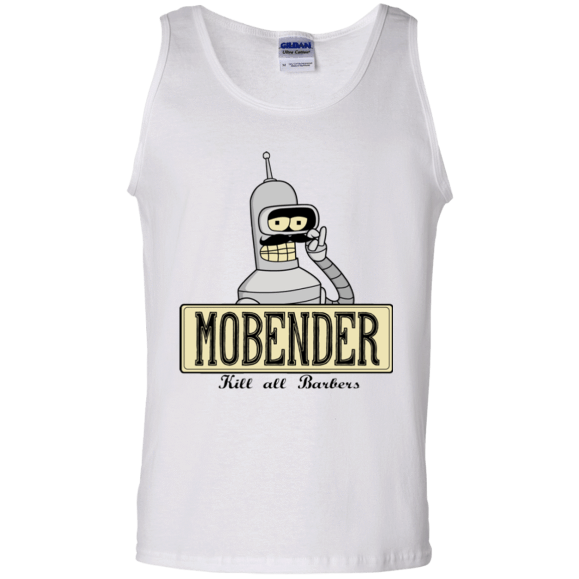 T-Shirts White / S Mobender Men's Tank Top