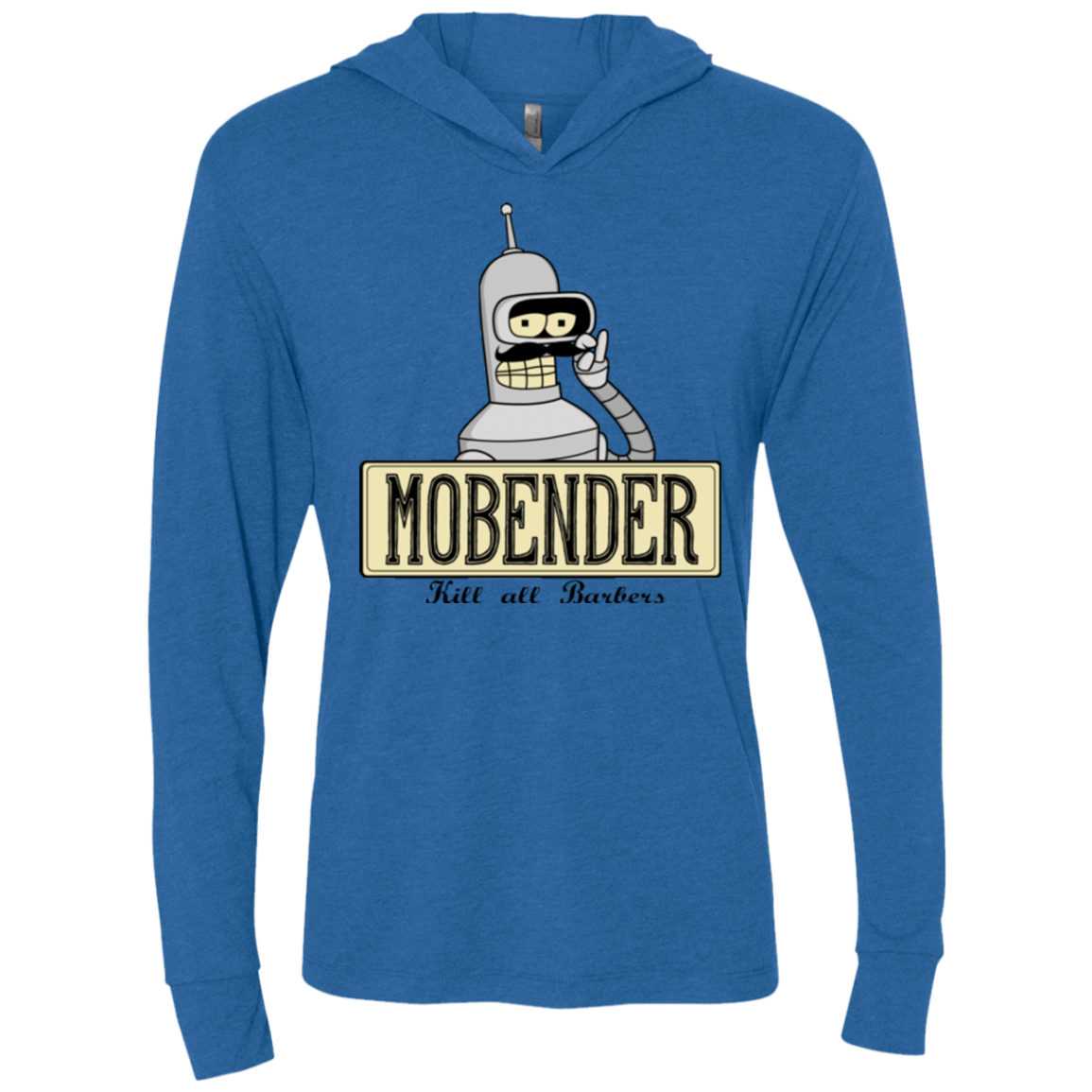 T-Shirts Vintage Royal / X-Small Mobender Triblend Long Sleeve Hoodie Tee