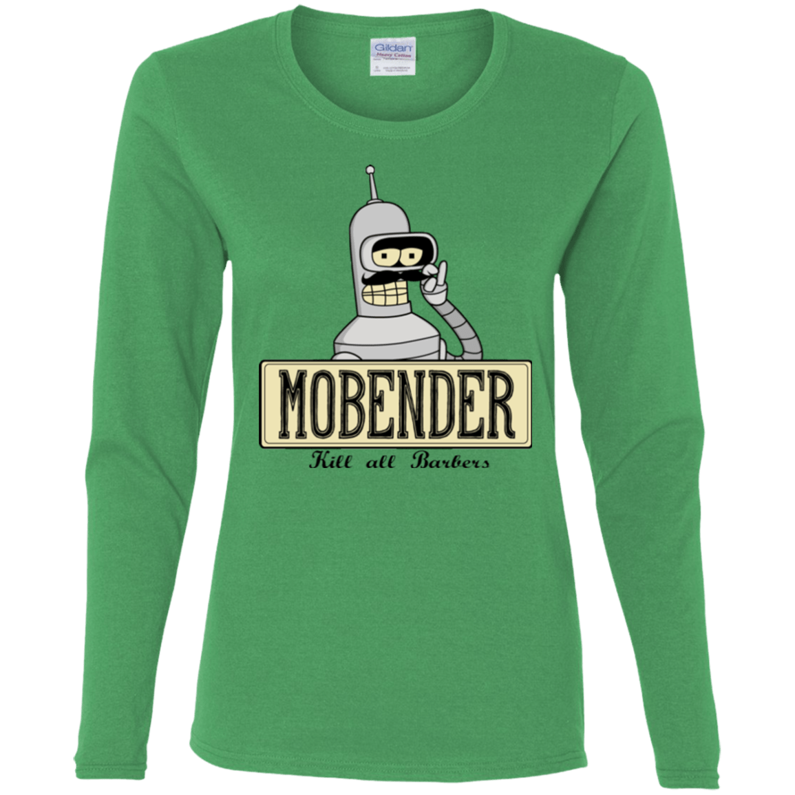 T-Shirts Irish Green / S Mobender Women's Long Sleeve T-Shirt