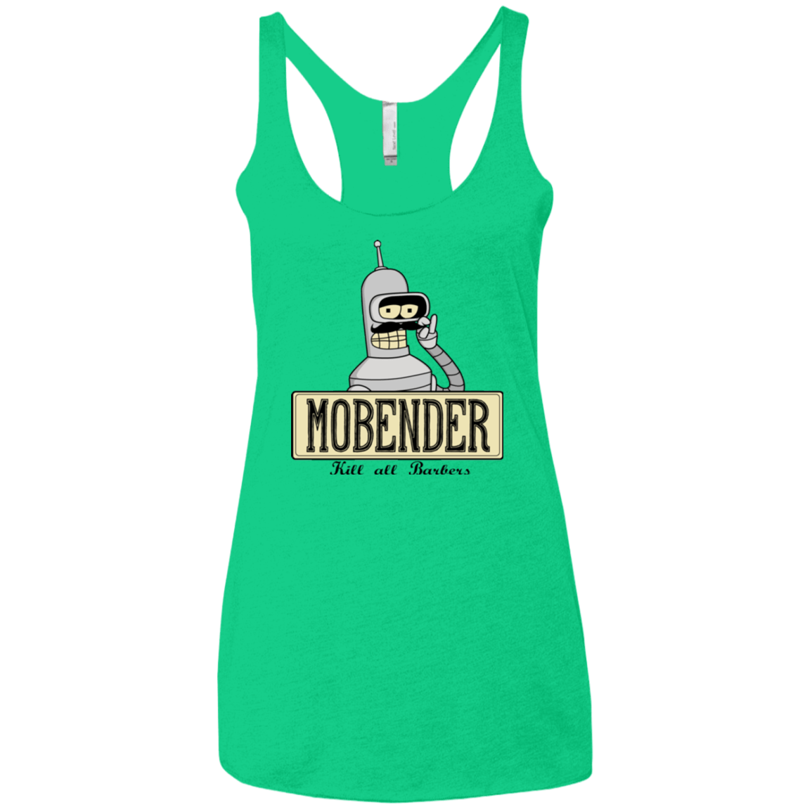 T-Shirts Envy / X-Small Mobender Women's Triblend Racerback Tank