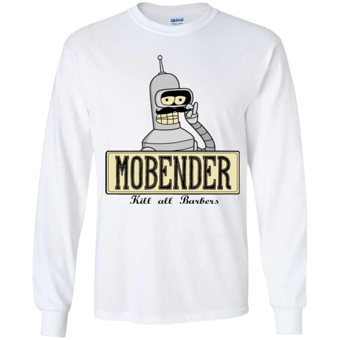 T-Shirts White / YS Mobender Youth Long Sleeve T-Shirt